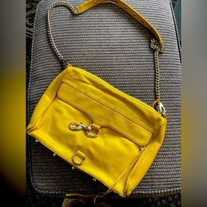 Rebecca Minkoff yellow bag. Used good condition.